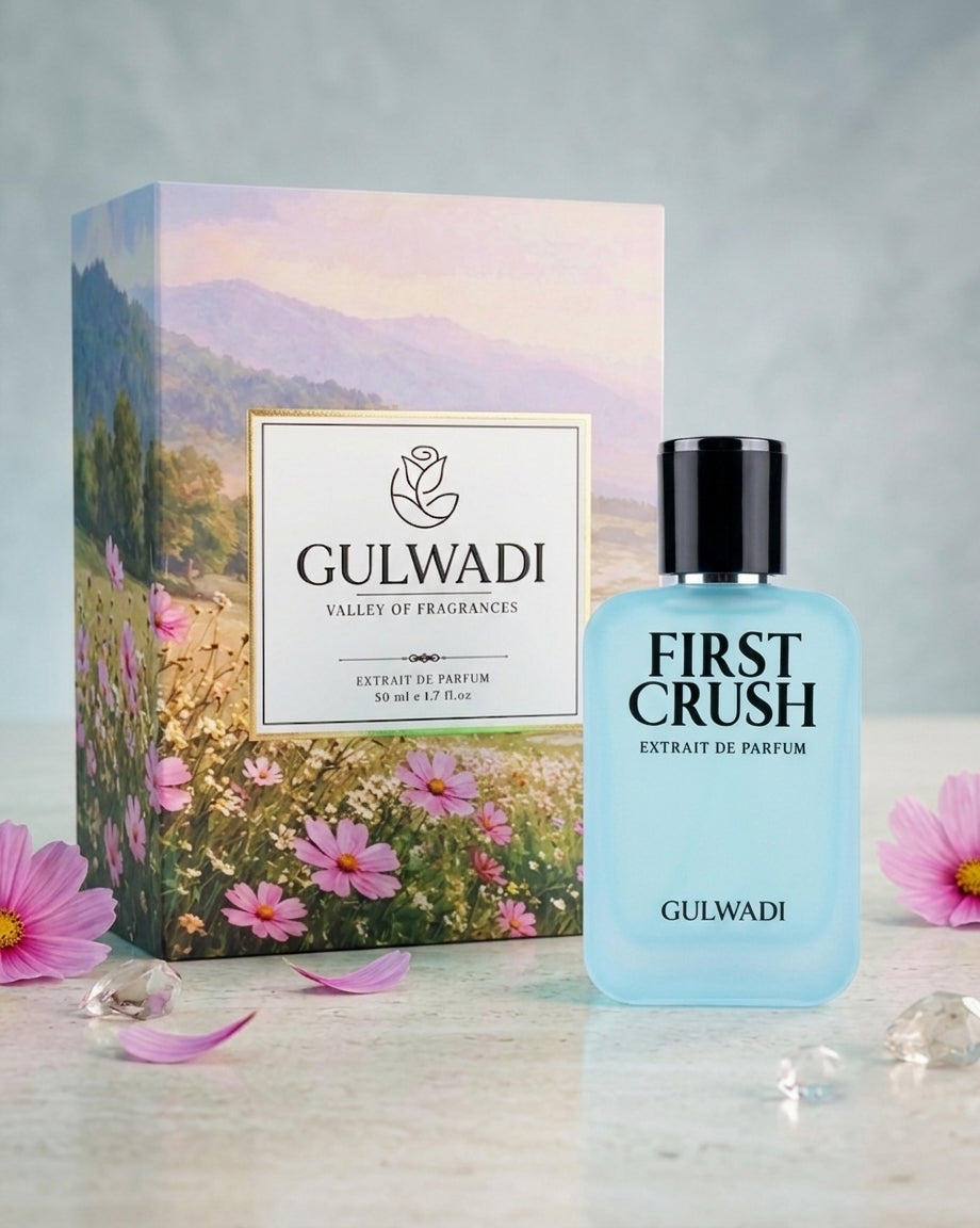First Crush Perfume – Sweet Fruity Floral Fragrance | Gulwadi Fragrances