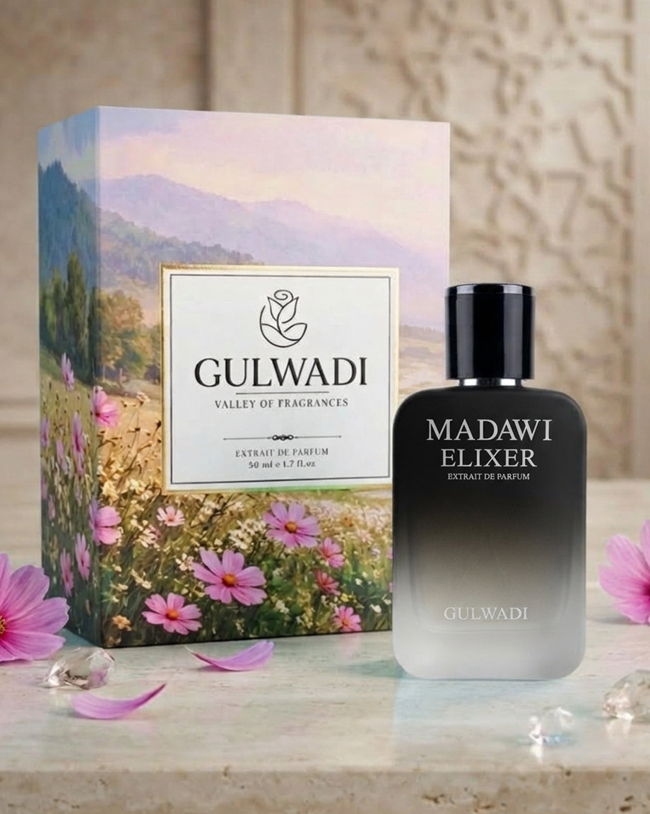 Madawi Elixir Perfume – Peach, Pineapple & White Rose Luxury Fragrance, 50ML