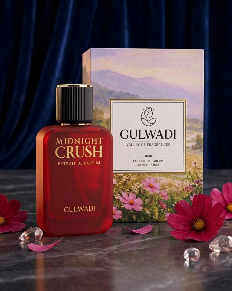 Midnight Crush Perfume for Women | Gourmand Vanilla Fragrance 50ml | Gulwadi