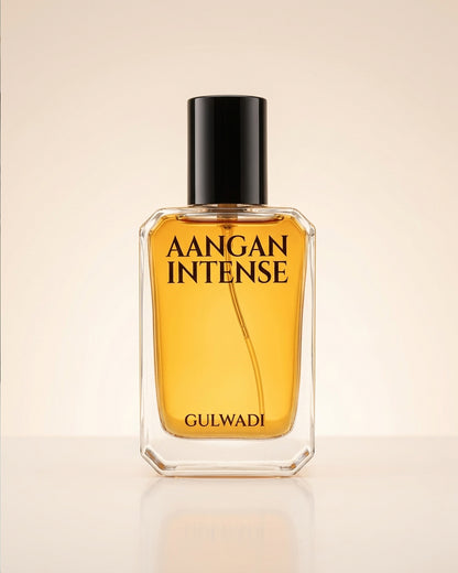 Aangan Intense Perfume – Rich Oud, Bakhoor & Leather Unisex Fragrance | Long Lasting Oriental Scent 50ML