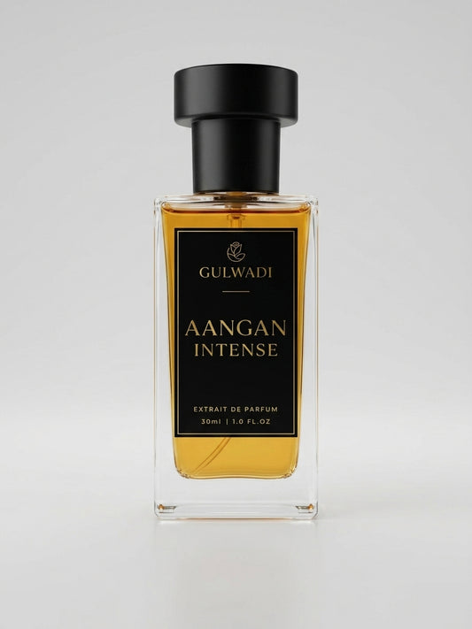 Aangan Intense Perfume 30ML – Rich Oud, Bakhoor & Leather Unisex Fragrance | Long Lasting Oriental Scent