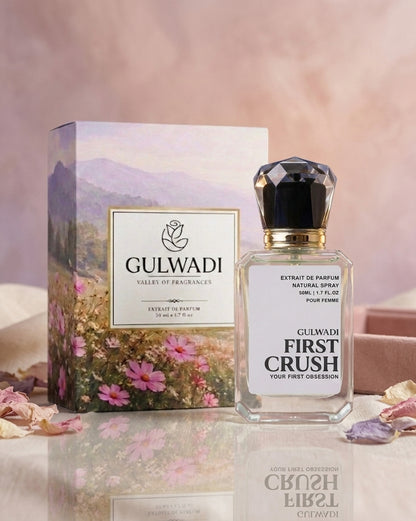 First Crush Perfume – Sweet Fruity Floral Fragrance | Gulwadi Fragrances