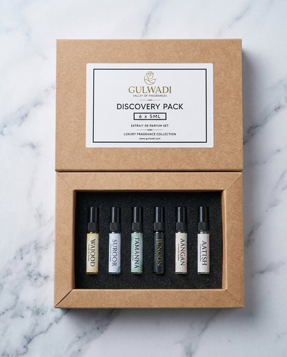 Discovery Pack – 6 x 5ml Perfume Testers (Men, Women & Unisex)