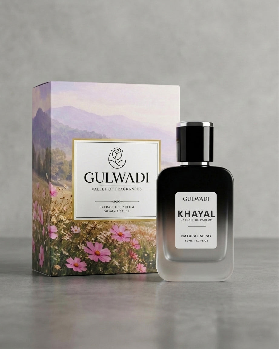 KHAYAAL – Fresh Citrus Green Tea Perfume with Soft Musky Sandalwood Base