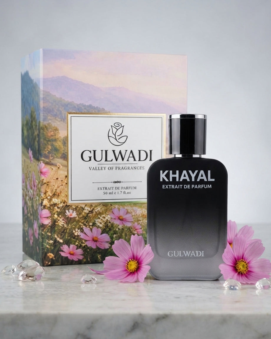 KHAYAL – Fresh Citrus Green Tea Perfume with Soft Musky Sandalwood Base