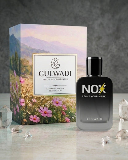 NOX Perfume – White Pepper, Bergamot & Tonka Bean Fragrance for Men, 50ML