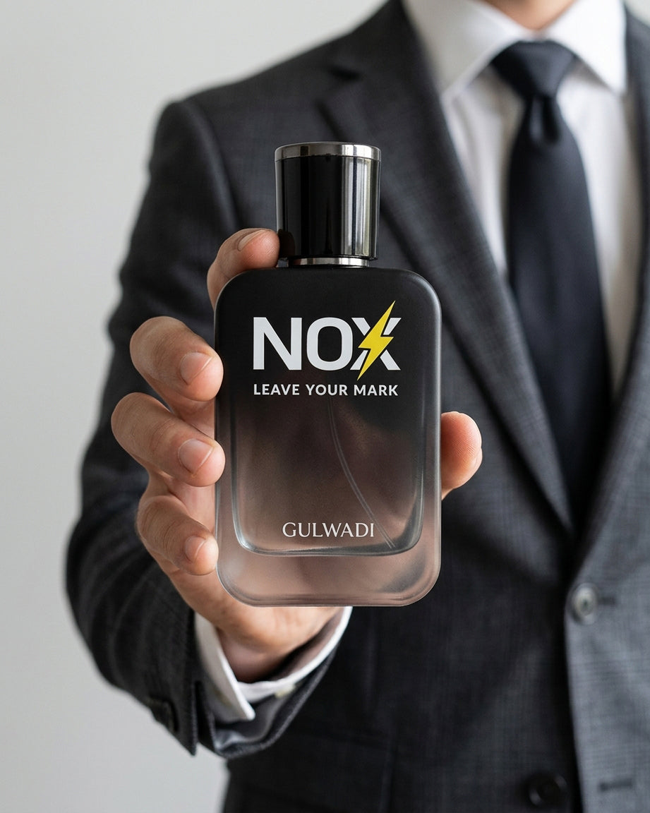 NOX Perfume – White Pepper, Bergamot & Tonka Bean Fragrance for Men, 50ML