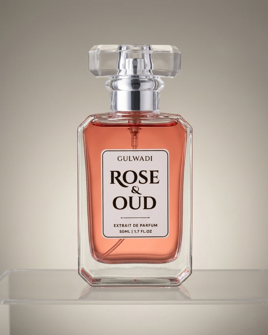 Rose & Oud Extrait De Parfum 50ml | Luxury Rose Oud Fragrance for Men & Women