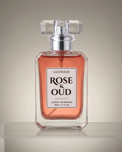 Rose & Oud Extrait De Parfum 50ml | Luxury Rose Oud Fragrance for Men & Women