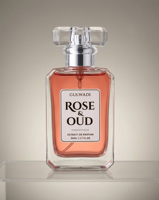 Rose & Oud Extrait De Parfum 50ml | Luxury Rose Oud Fragrance for Men & Women