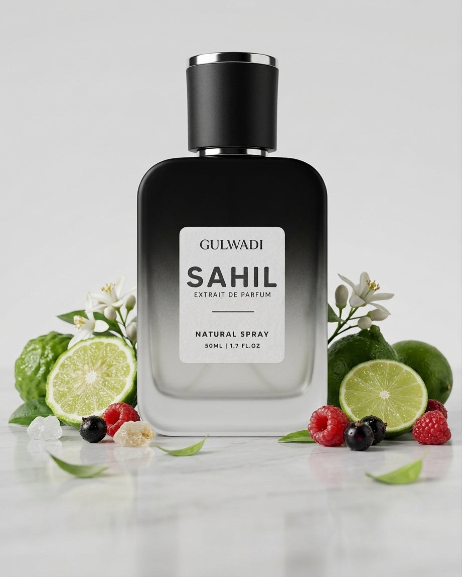 SAHIL – Fruity Citrus Fresh Perfume with Warm Musky Amber Base