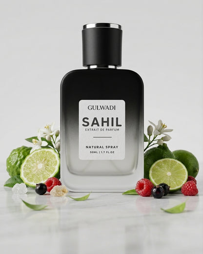 SAHIL – Fruity Citrus Fresh Perfume with Warm Musky Amber Base