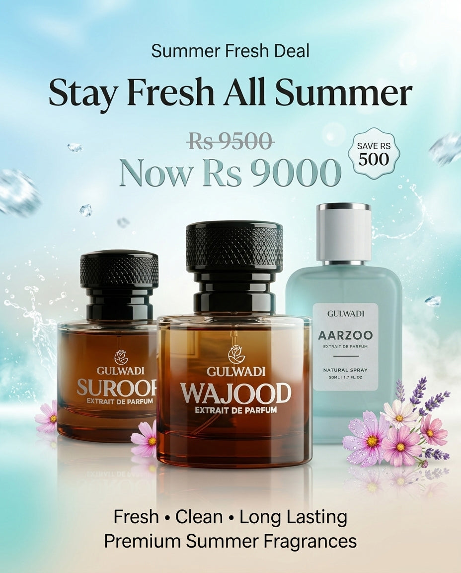 Summer Luxury Fragrance Set – Fresh Trio Collection