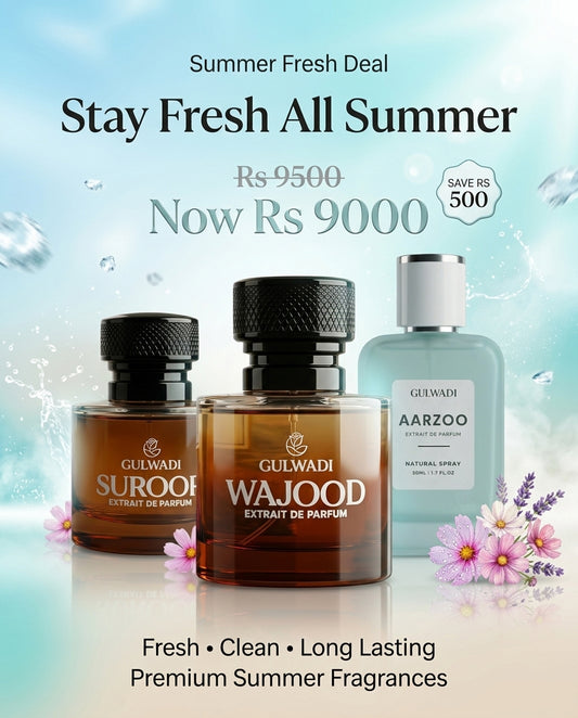 Summer Luxury Fragrance Set – Fresh Trio Collection