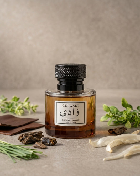 Wadi Perfume – Spicy Citrus Oud Fragrance with Leather, Musk & Vetiver 50ML (Long Lasting)