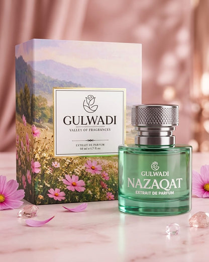 Nazaqat Perfume – Delicate Citrus Rose Fragrance for Women with Vanilla & White Musk (Long Lasting)