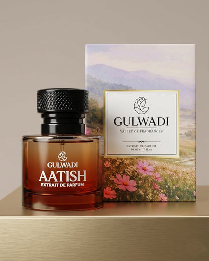 Aatish Perfume – Spicy Citrus Fragrance for Men with Musk, Amber & Woody Notes (Long Lasting)