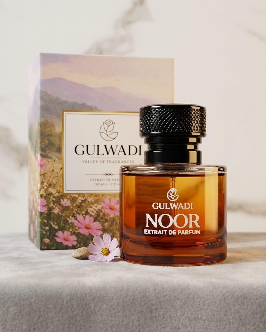 Noor Perfume – Elegant Floral Fragrance with Amber, Musk & Woody Warm Base (Long Lasting)