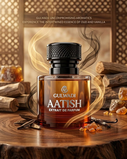 Aatish Perfume – Spicy Citrus Fragrance for Men with Musk, Amber & Woody Notes (Long Lasting)