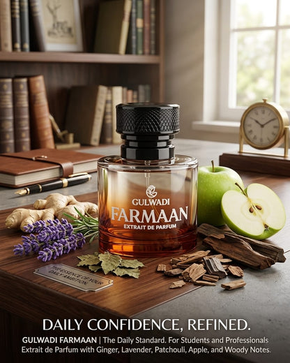 Farmaan Perfume – Fresh Citrus Spicy Aromatic Fragrance for Men with Woody Amber Base (Long Lasting)