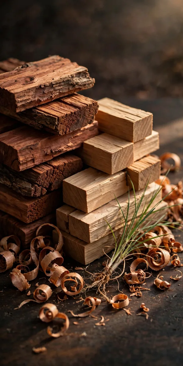Woody — cedarwood, sandalwood and vetiver